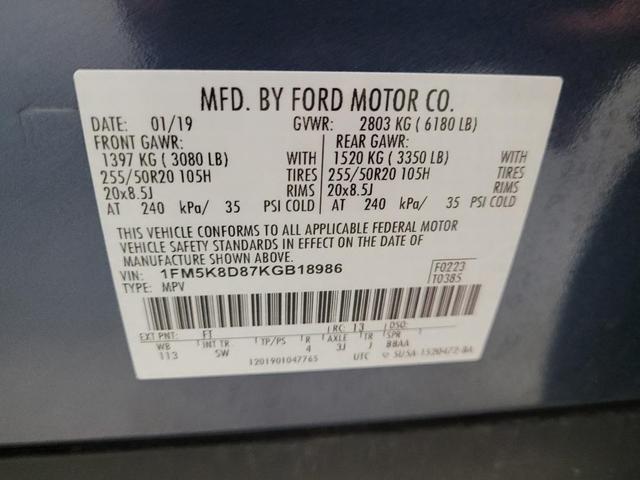Photo of 2019 Blue Metallic Ford Explorer