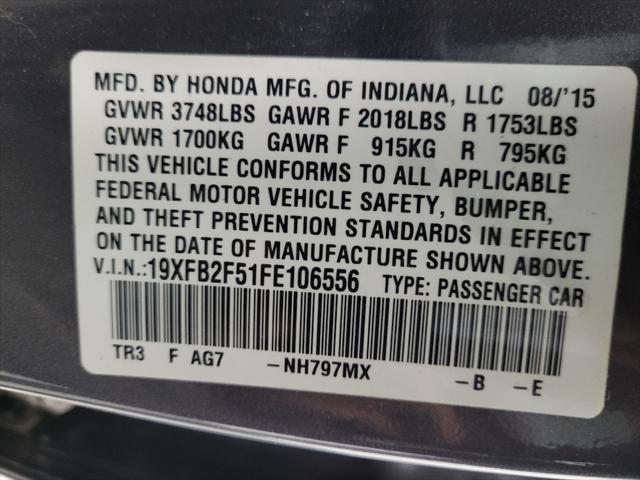 Photo of 2015 Gray Honda Civic