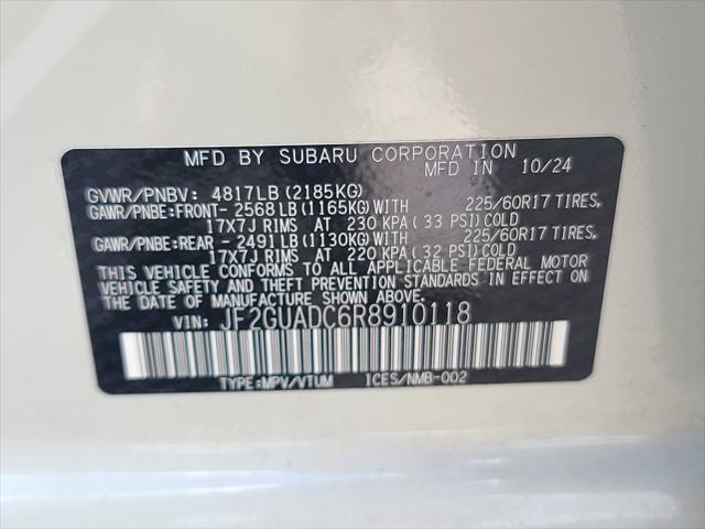 Photo of 2024 Crystal White Subaru Crosstrek