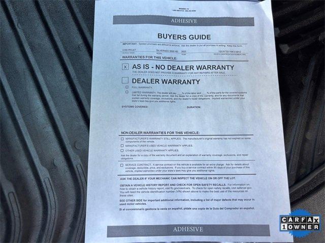 Photo of 2022 Black Chevrolet Silverado 3500