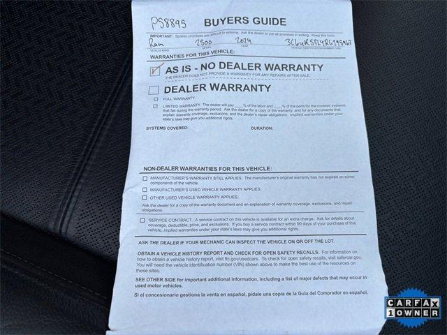 Photo of 2024 Bright White Clearcoat RAM 2500
