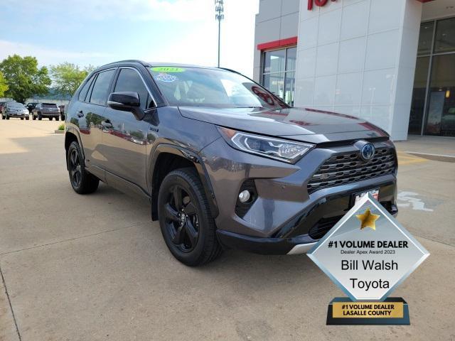Photo of 2021 Magnetic Gray Metallic/Midnight Black Metallic Toyota RAV4 Hybrid