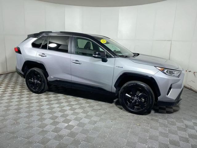 Photo of 2021 Silver Sky Metallic/Midnight Black Metallic Toyota RAV4 Hybrid