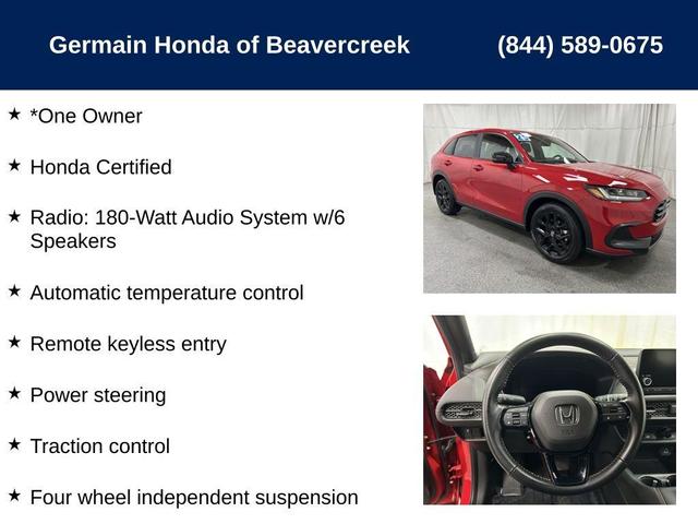 Photo of 2025 Milano Red Honda HR-V