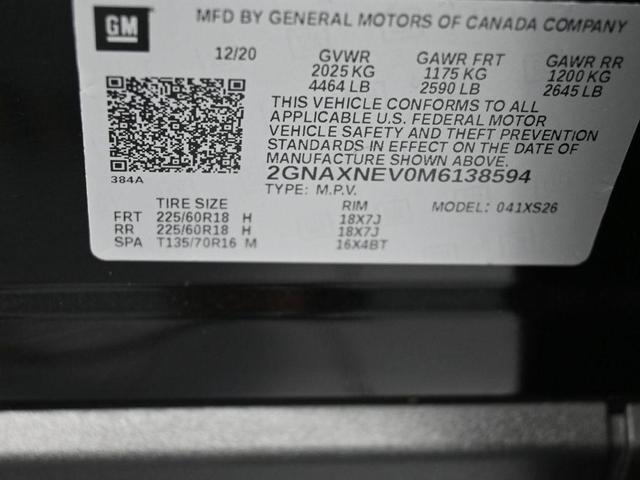 Photo of 2021 Mosaic Black Metallic Chevrolet Equinox