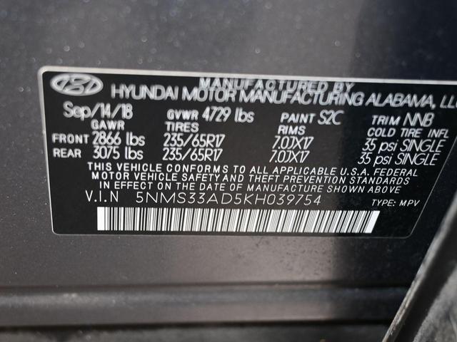Photo of 2019 Machine Gray Hyundai SANTA FE