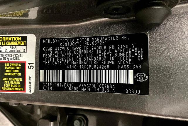 Photo of 2023 Gray Toyota Camry