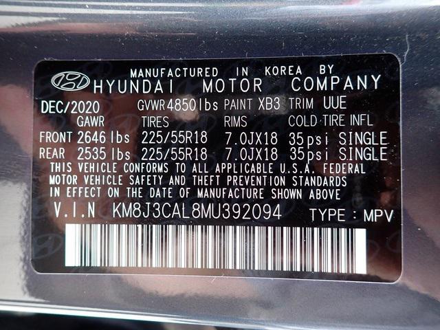Photo of 2021 Dusk Blue Hyundai TUCSON