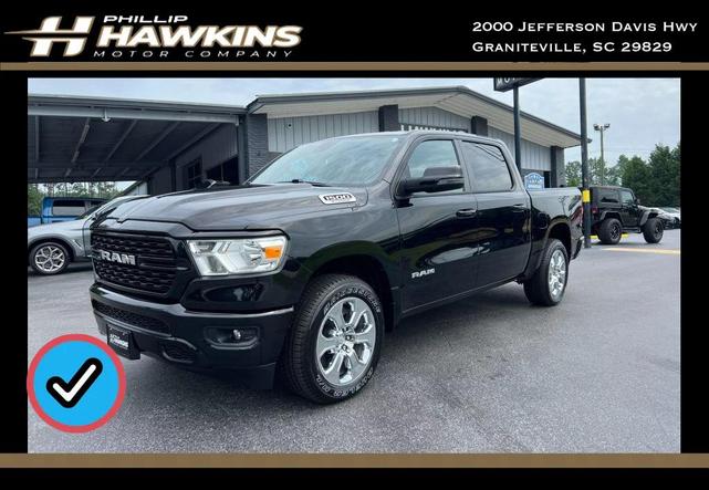 Photo of 2023 Diamond Black Crystal Pearlcoat RAM 1500