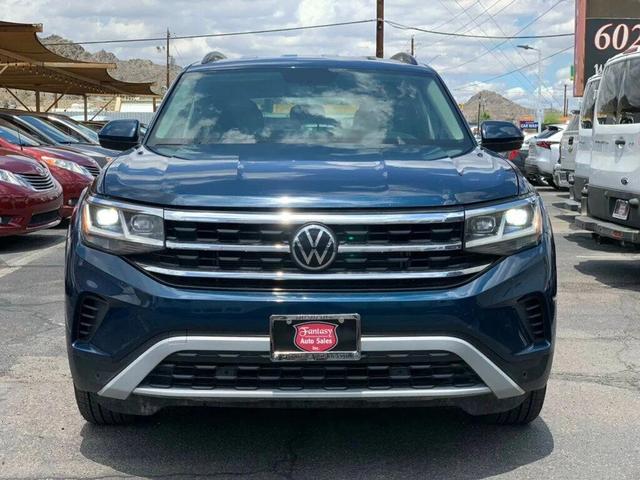 Photo of 2021 Pacific Blue Metallic Volkswagen Atlas