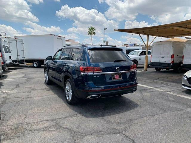 Photo of 2021 Pacific Blue Metallic Volkswagen Atlas