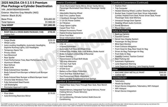 Photo of 2025 Machine Gray Metallic Mazda CX-5