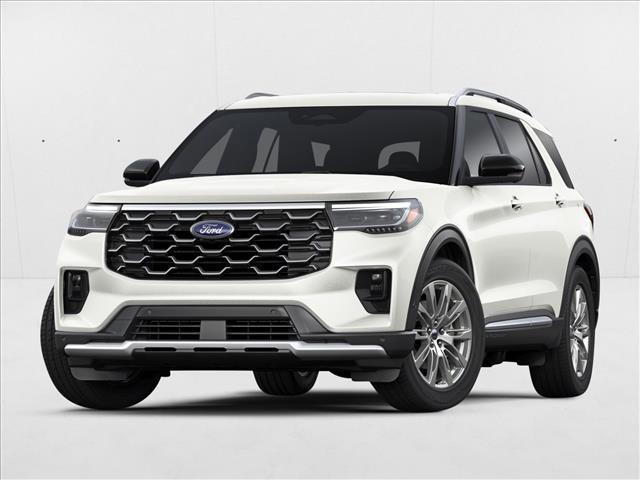 Photo of 2025 Space White Metallic Ford Explorer