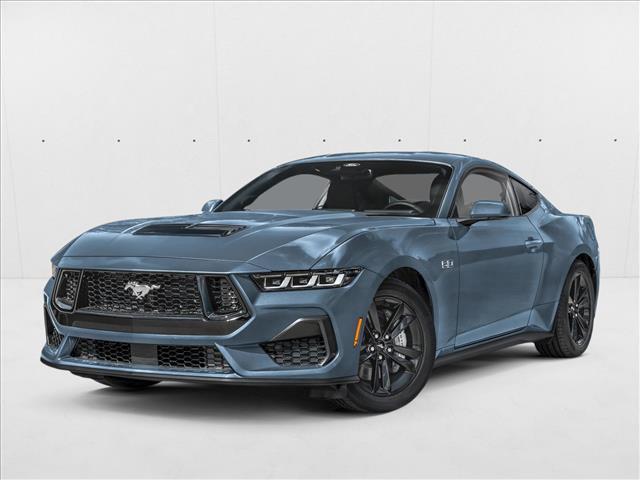 Photo of 2025 Vapor Blue Metallic Ford Mustang
