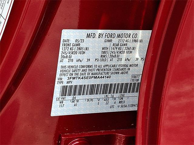 Photo of 2023 Rapid Red Metallic Tinted Clearcoat Ford Mustang Mach-E