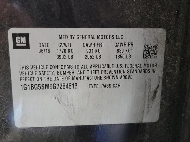 Photo of 2016 Tungsten Metallic Chevrolet Cruze