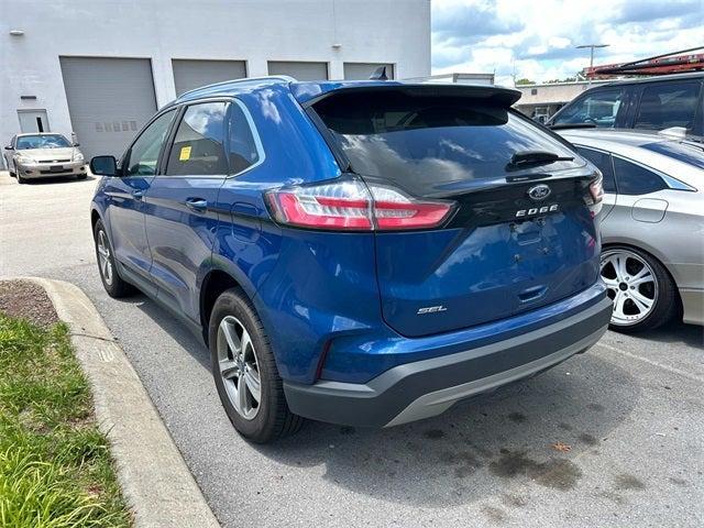 Photo of 2021 Atlas Blue Metallic Ford Edge