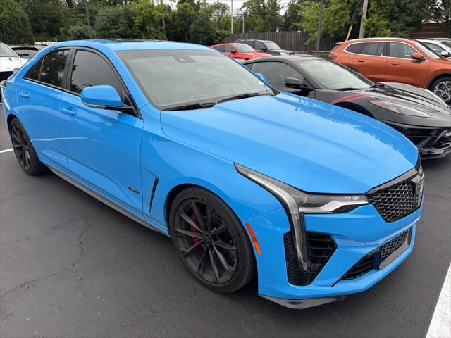 Photo of 2022 Electric Blue Cadillac CT4-V