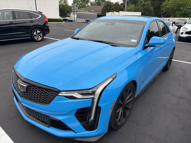 Photo of 2022 Electric Blue Cadillac CT4-V