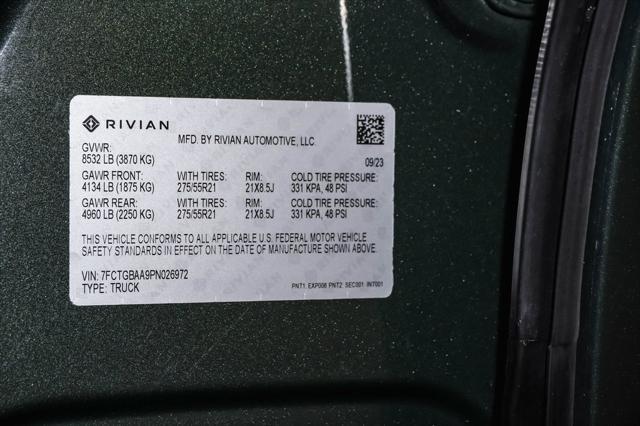 Photo of 2023 Forest Green Rivian R1T
