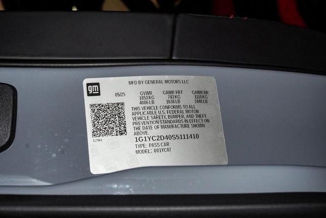 Photo of 2025 Sea Wolf Gray Tricoat Chevrolet Corvette