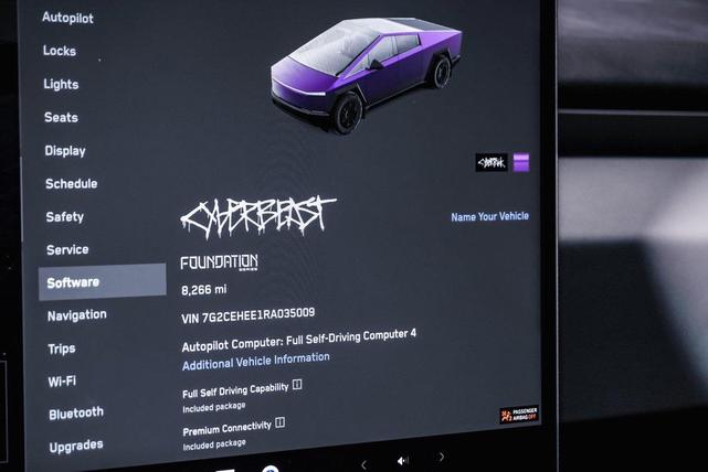 Photo of 2024 (WRAPPED IN DARK PURPLE ) Tesla Cybertruck