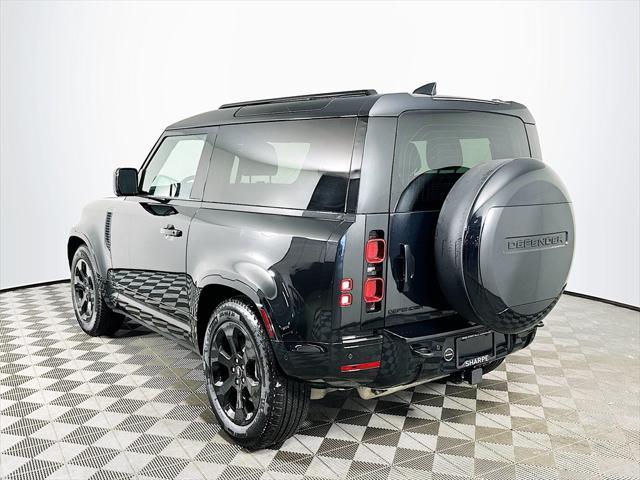Photo of 2025 Santorini Black Metallic Land Rover Defender