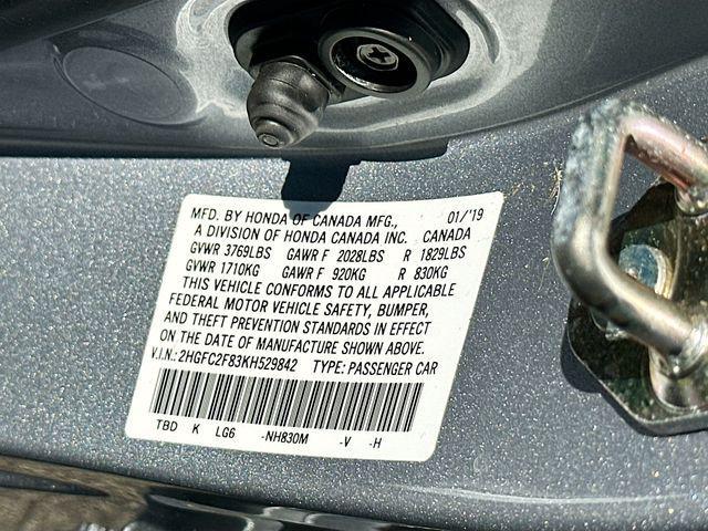 Photo of 2019 Lunar Silver Metallic Honda Civic