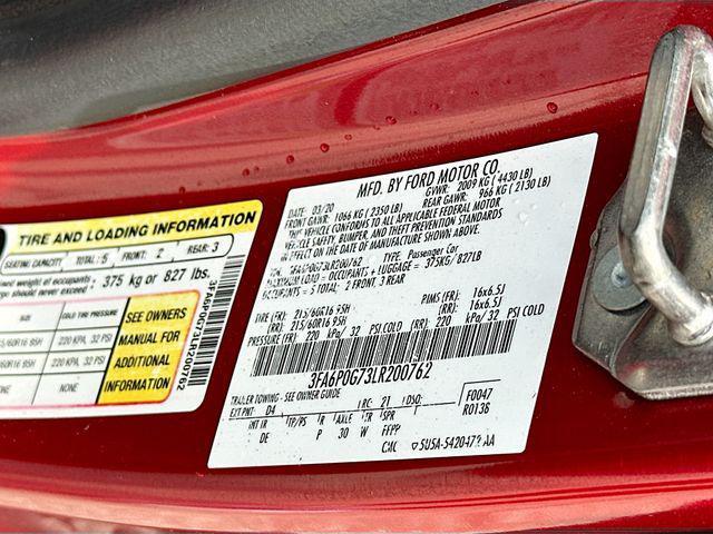 Photo of 2020 Rapid Red Metallic Tinted Clearcoat Ford Fusion