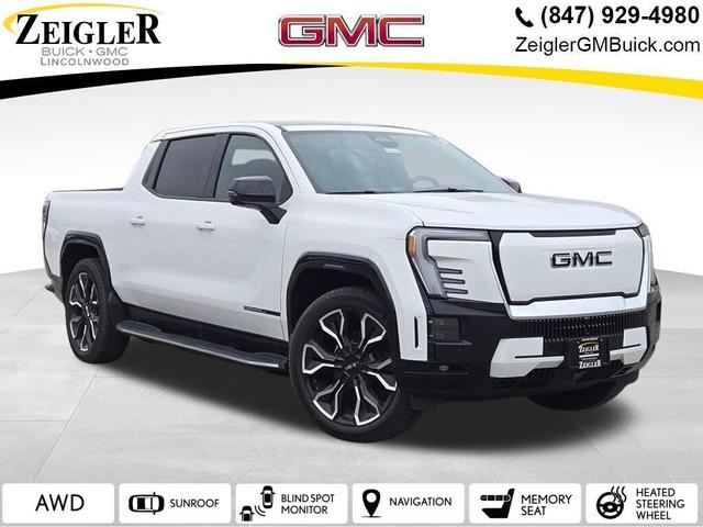 Photo of 2025 Summit White GMC Sierra EV