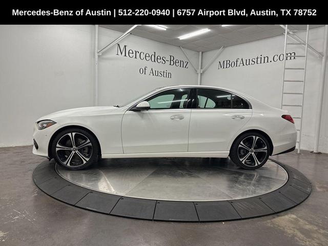 Photo of 2025 Polar White Mercedes-Benz C-Class
