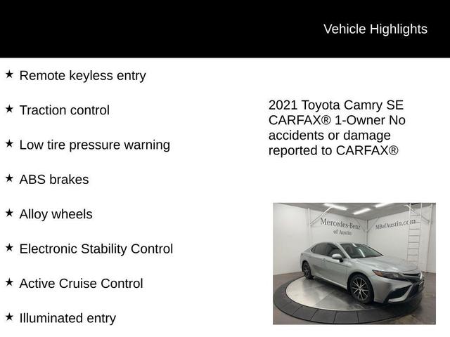 Photo of 2021 Celestial Silver Metallic Toyota Camry