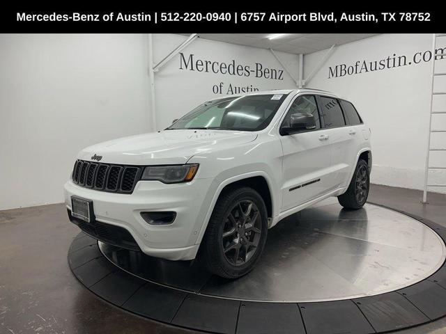 Photo of 2021 Bright White Clearcoat Jeep Grand Cherokee