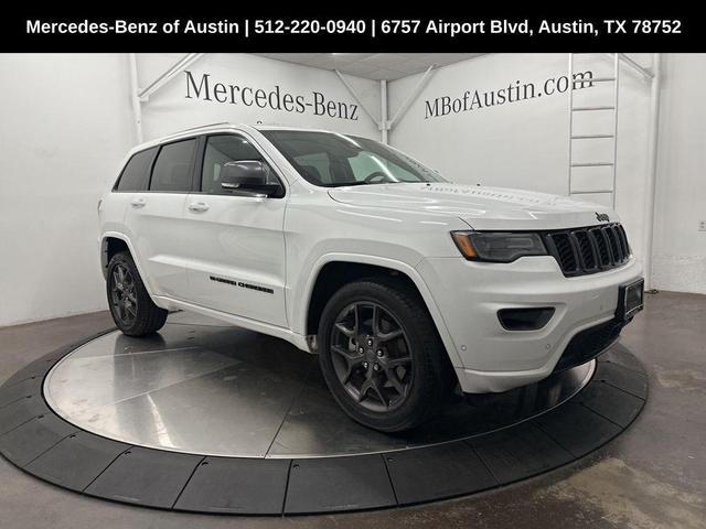Photo of 2021 Bright White Clearcoat Jeep Grand Cherokee