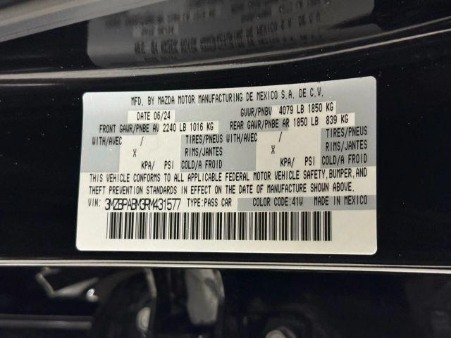 Photo of 2024 Jet Black Mazda Mazda3