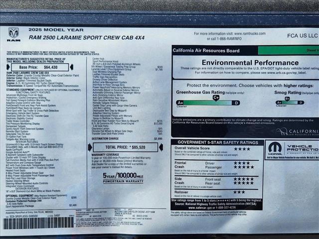 Photo of 2025 Granite Crystal Metallic Clearcoat RAM 2500