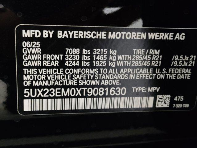 Photo of 2026 Black Sapphire Metallic BMW X7