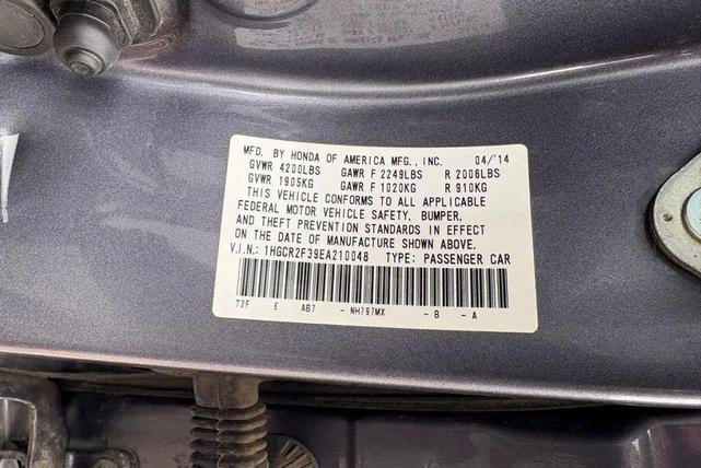 Photo of 2014 Modern Steel Metallic Honda Accord