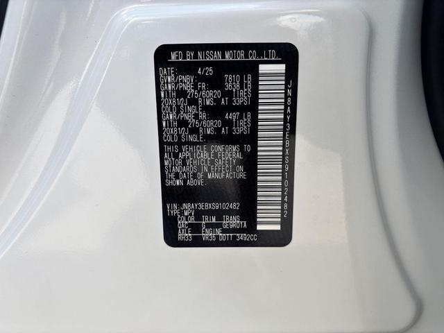 Photo of 2025 Aspen White Tricoat Nissan Armada