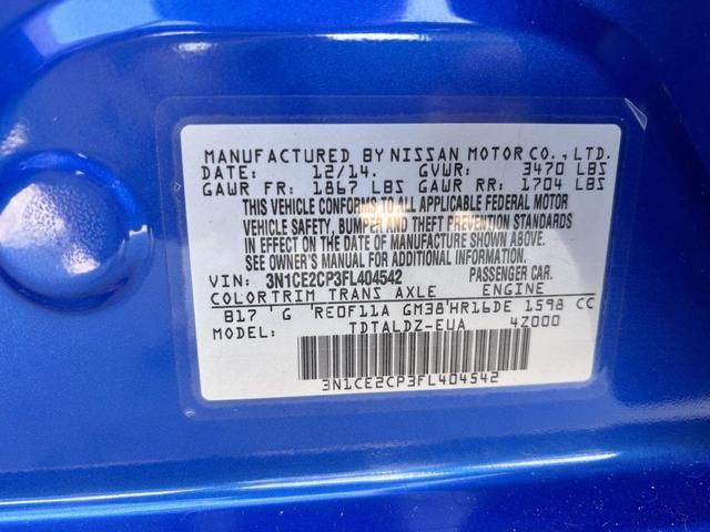 Photo of 2015 Metallic Blue Nissan Versa Note
