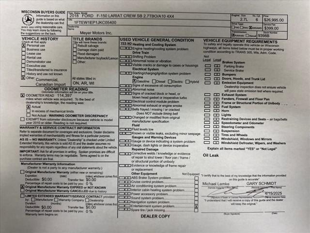 Photo of 2018 Shadow Black (g1) Ford F-150