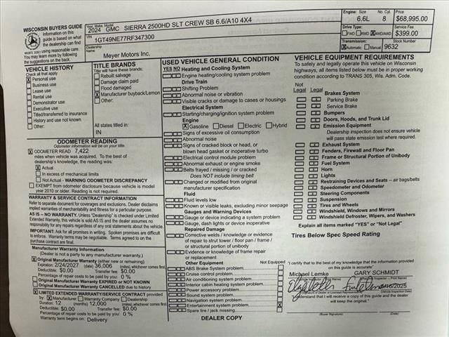 Photo of 2024 Downpour Metallic (gxp) GMC Sierra 2500