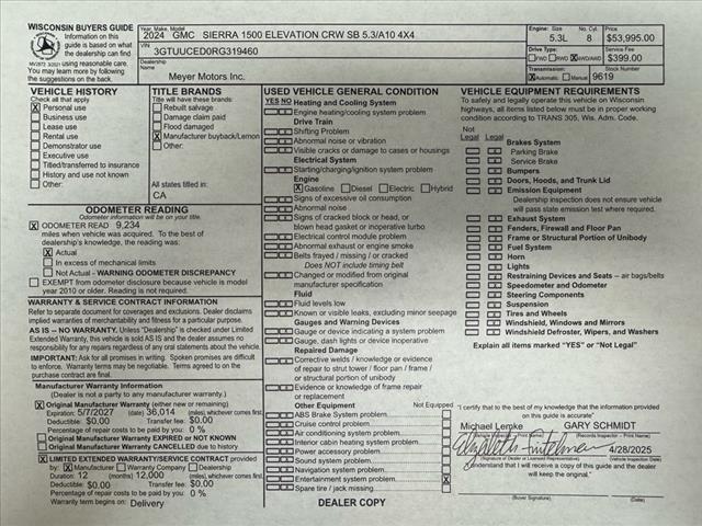 Photo of 2024 Thunderstorm Gray (gno) GMC Sierra 1500
