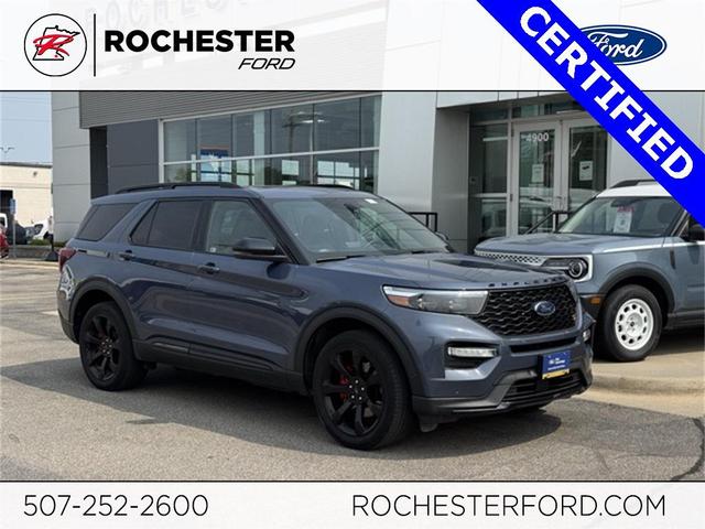 Photo of 2021 Infinite Blue Metallic Tinted Clearcoat Ford Explorer