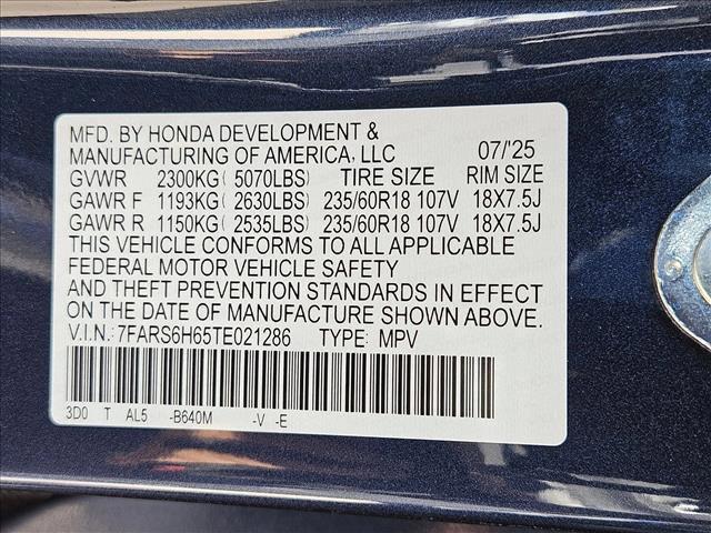 Photo of 2026 Canyon River Blue Metallic Honda CR-V Hybrid