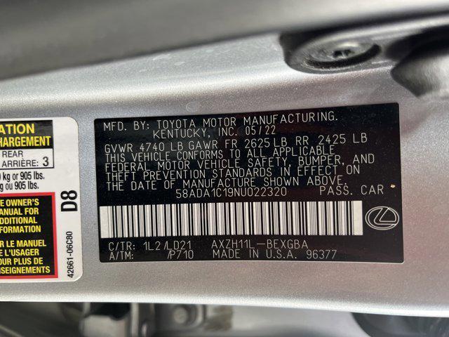 Photo of 2022 Iridium Lexus ES 300h