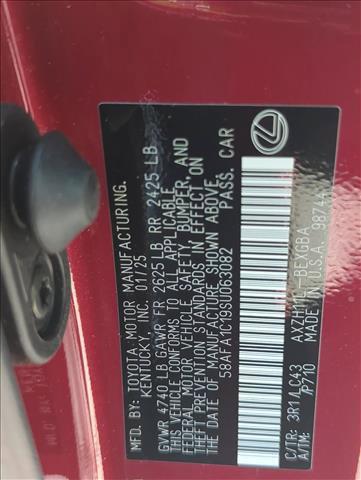 Photo of 2025 Matador Red Mica Lexus ES 300h