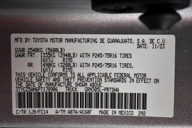 Photo of 2023 Celestial Silver Metallic Toyota Tacoma