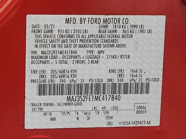 Photo of 2021 Race Red Ford EcoSport