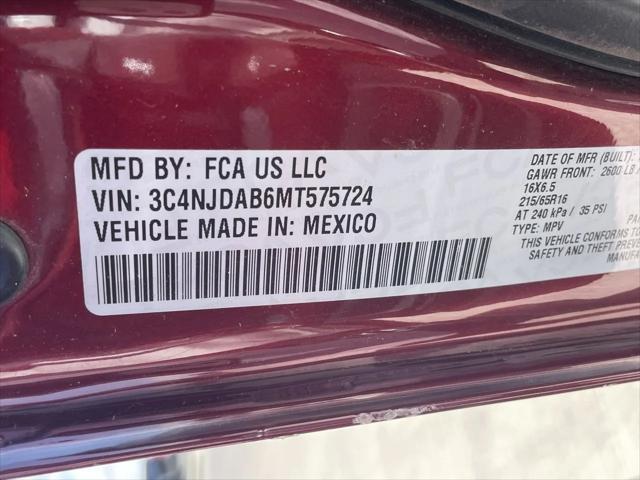 Photo of 2021 Velvet Red Pearlcoat Jeep Compass
